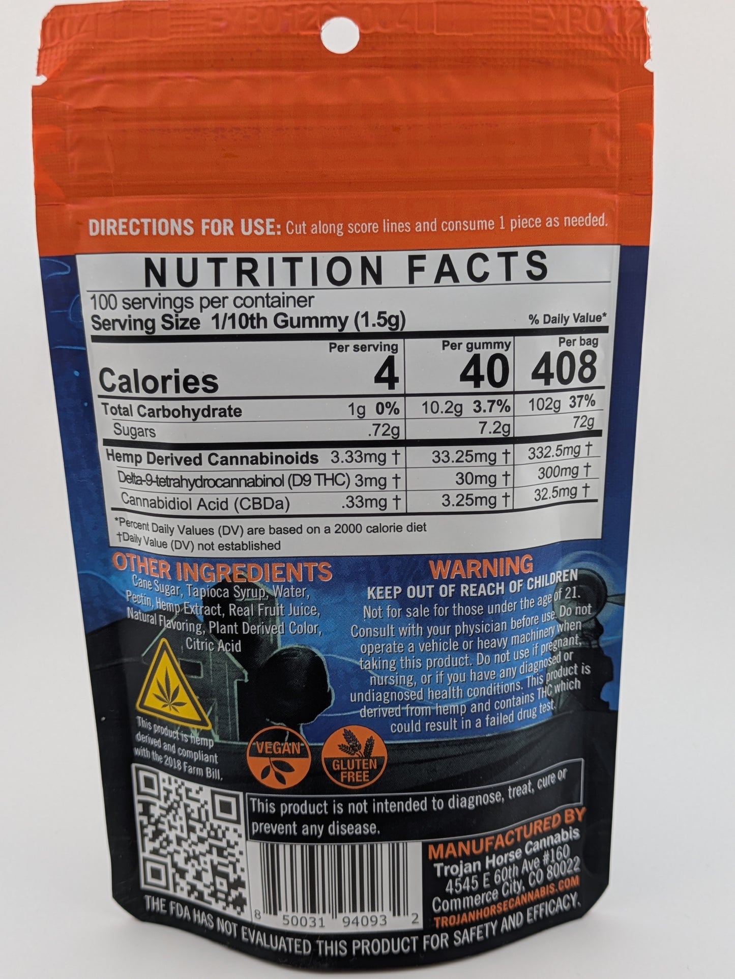 3000mg Live Resin Trojan Cannabis Gummies