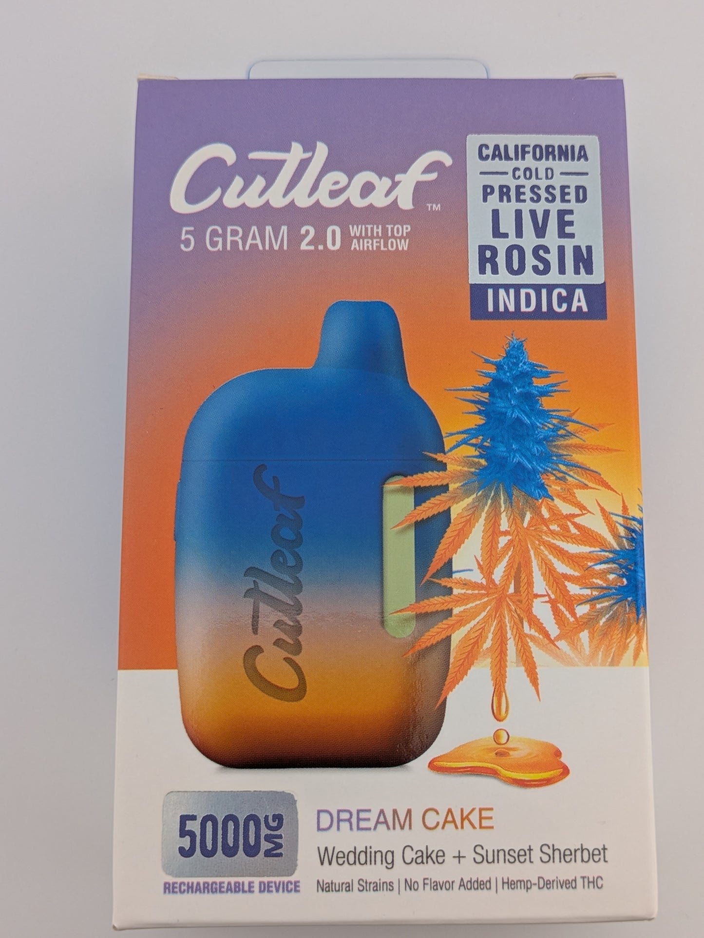 5g Cutleaf Live ROSIN HHC Disposable
