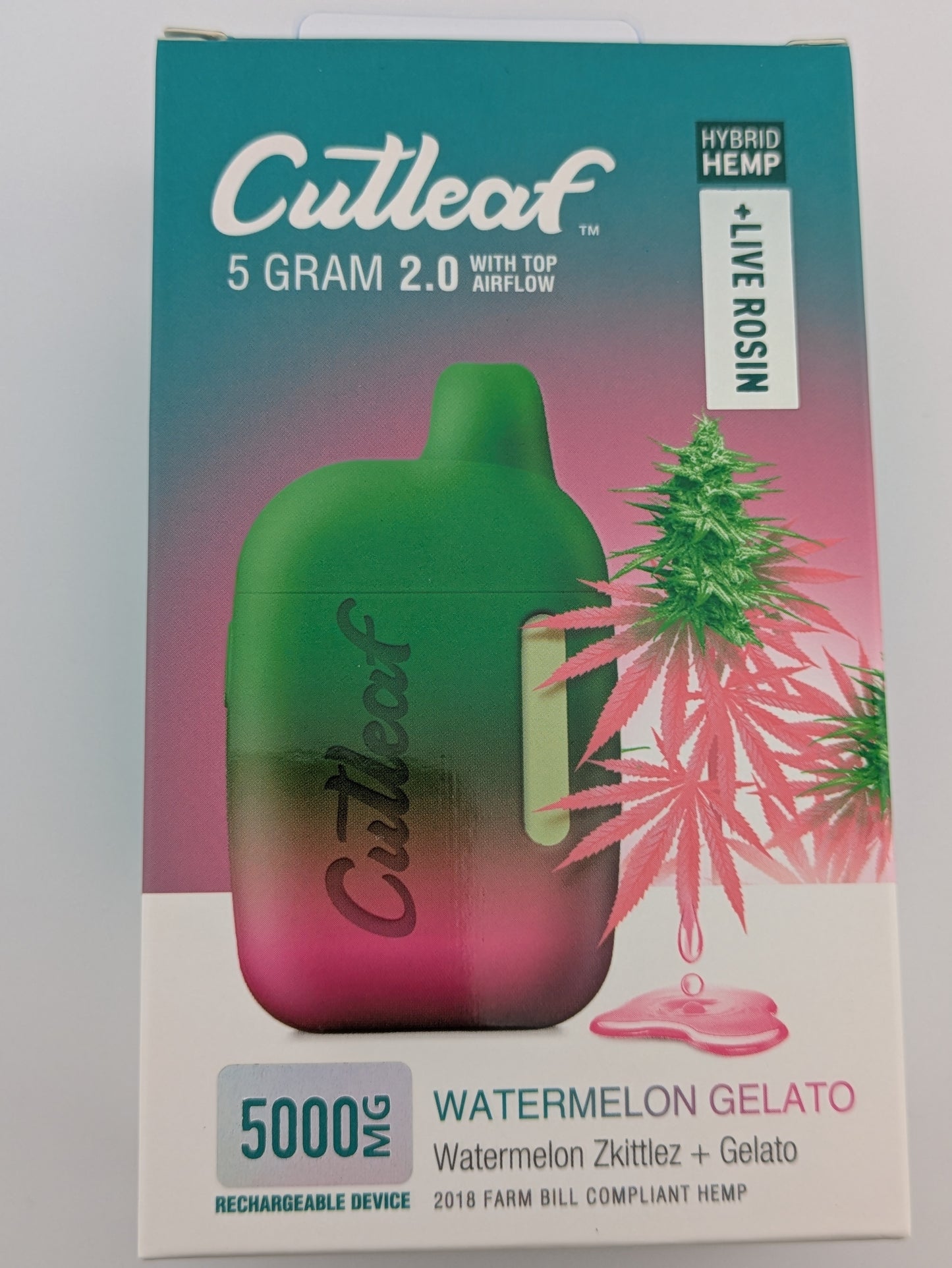 5g Cutleaf Live ROSIN HHC Disposable