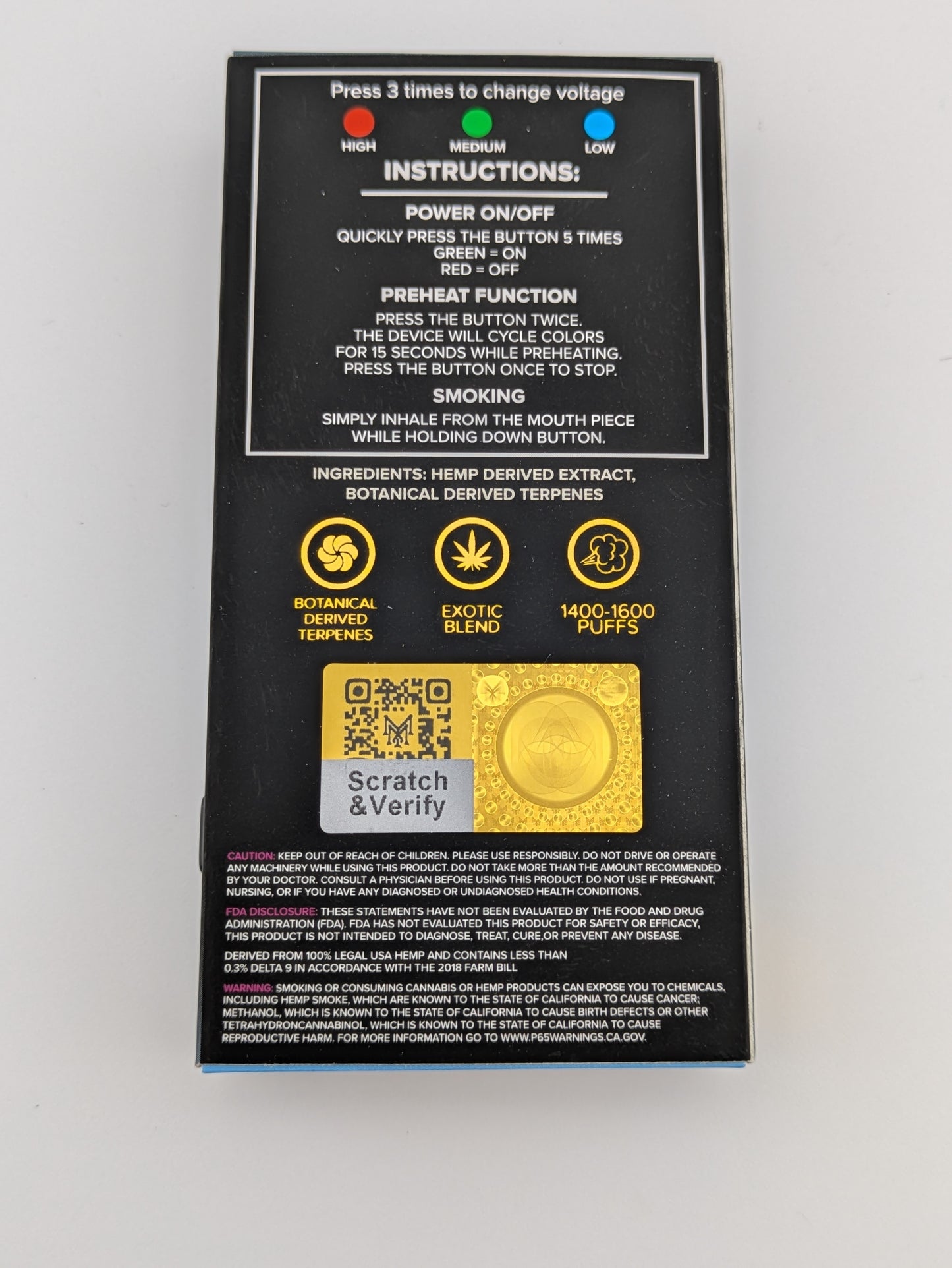 Muha Meds 3.5g D9-THCA Disposable
