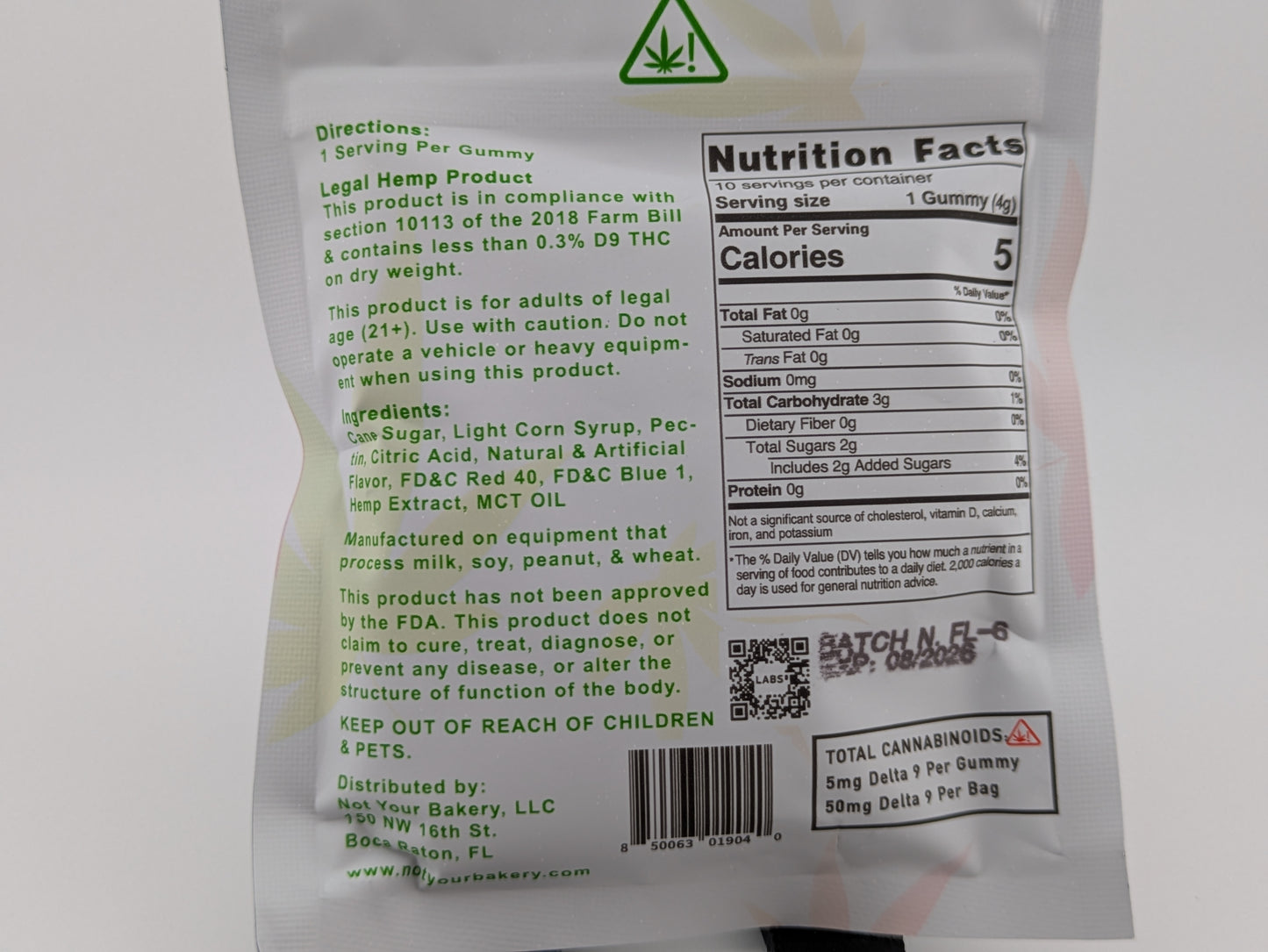 5mg x 10 NYB Jelly Gummies