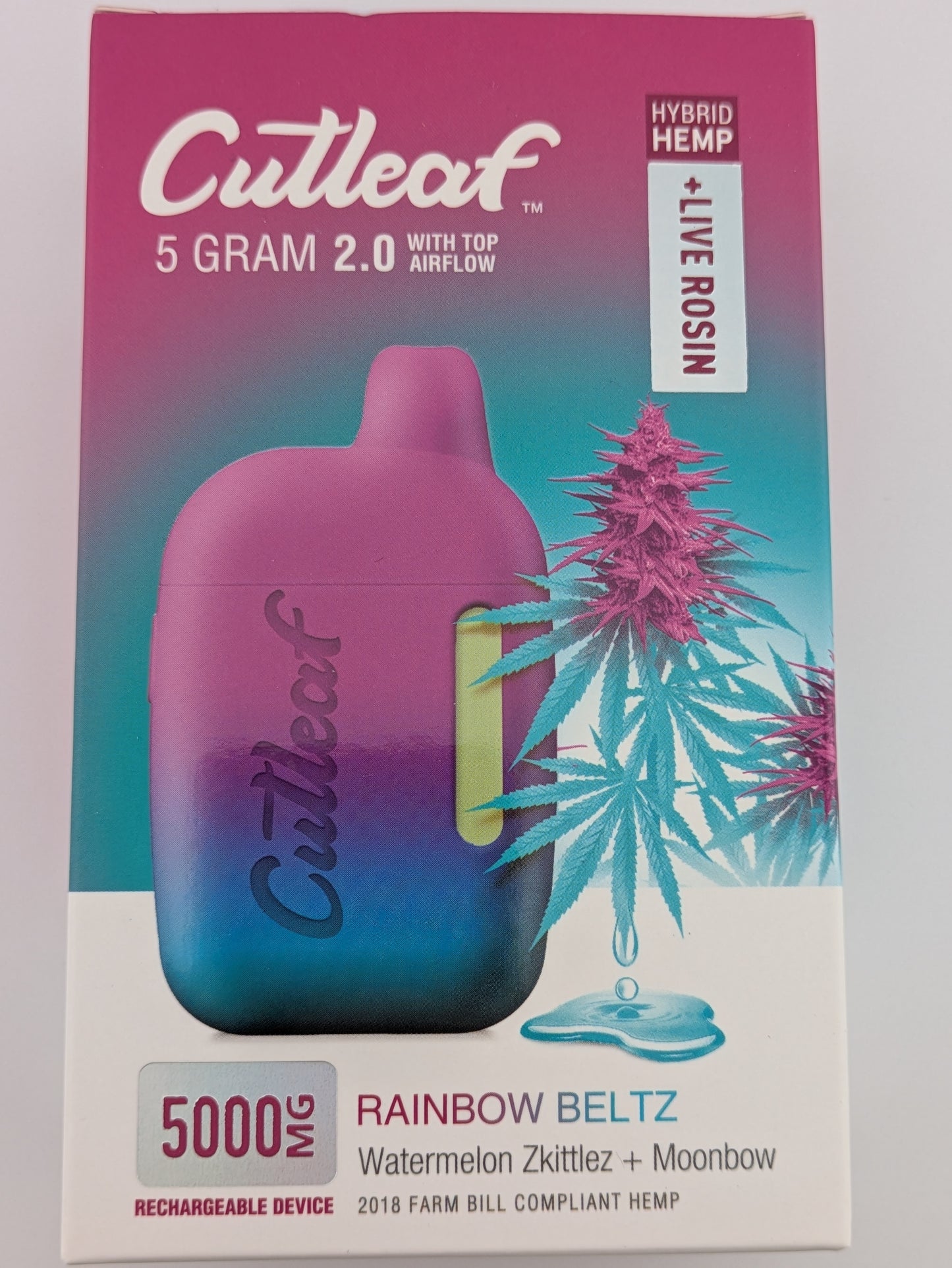5g Cutleaf Live ROSIN HHC Disposable