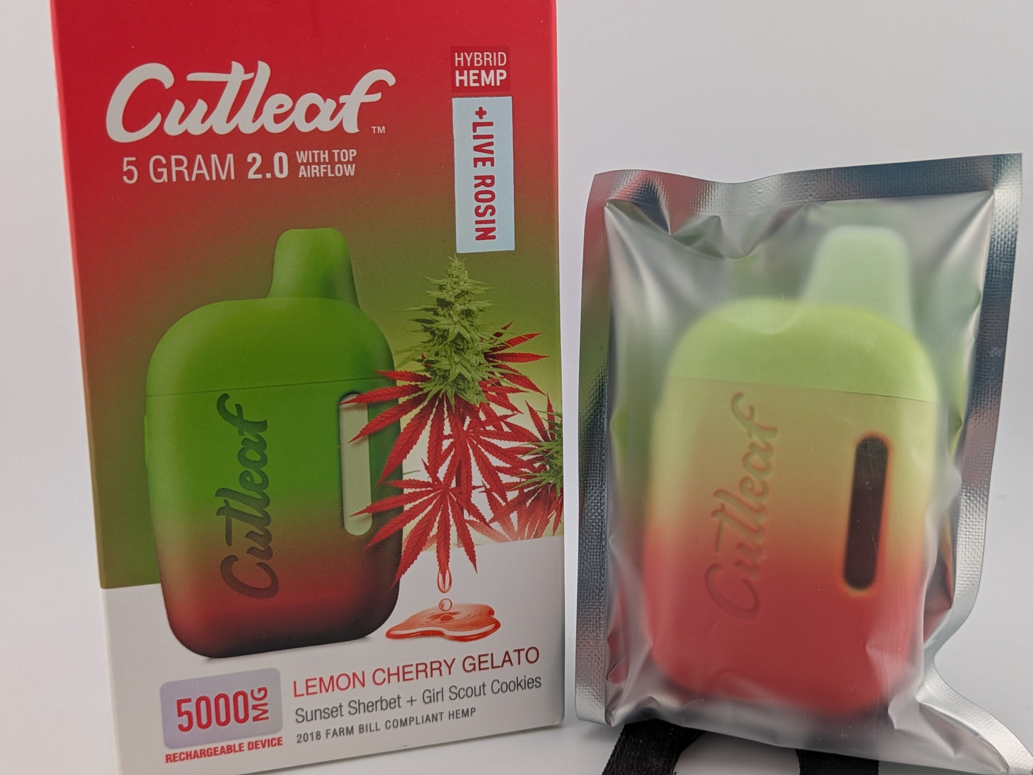 5g Cutleaf Live ROSIN HHC Disposable