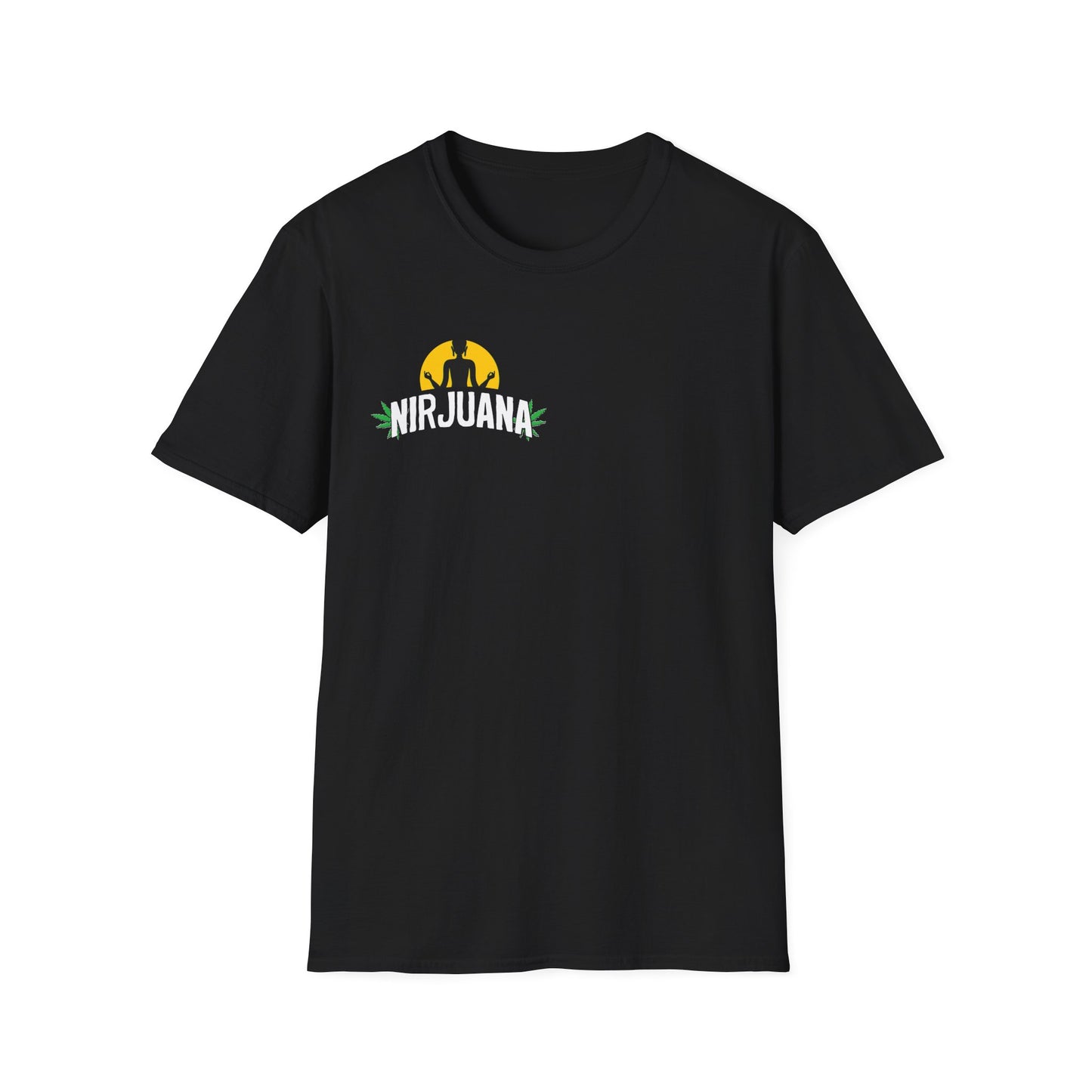 Asheville Map T-Shirt — 'Nirjuana' Logo Retro Cannabis Vibe