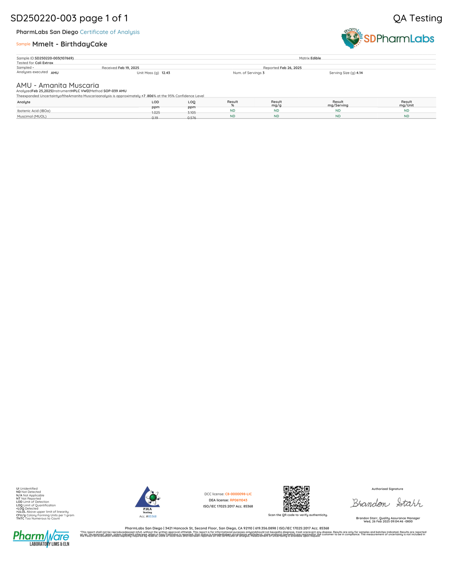 Mmelt Magic Mushroom Bar 6 Grams