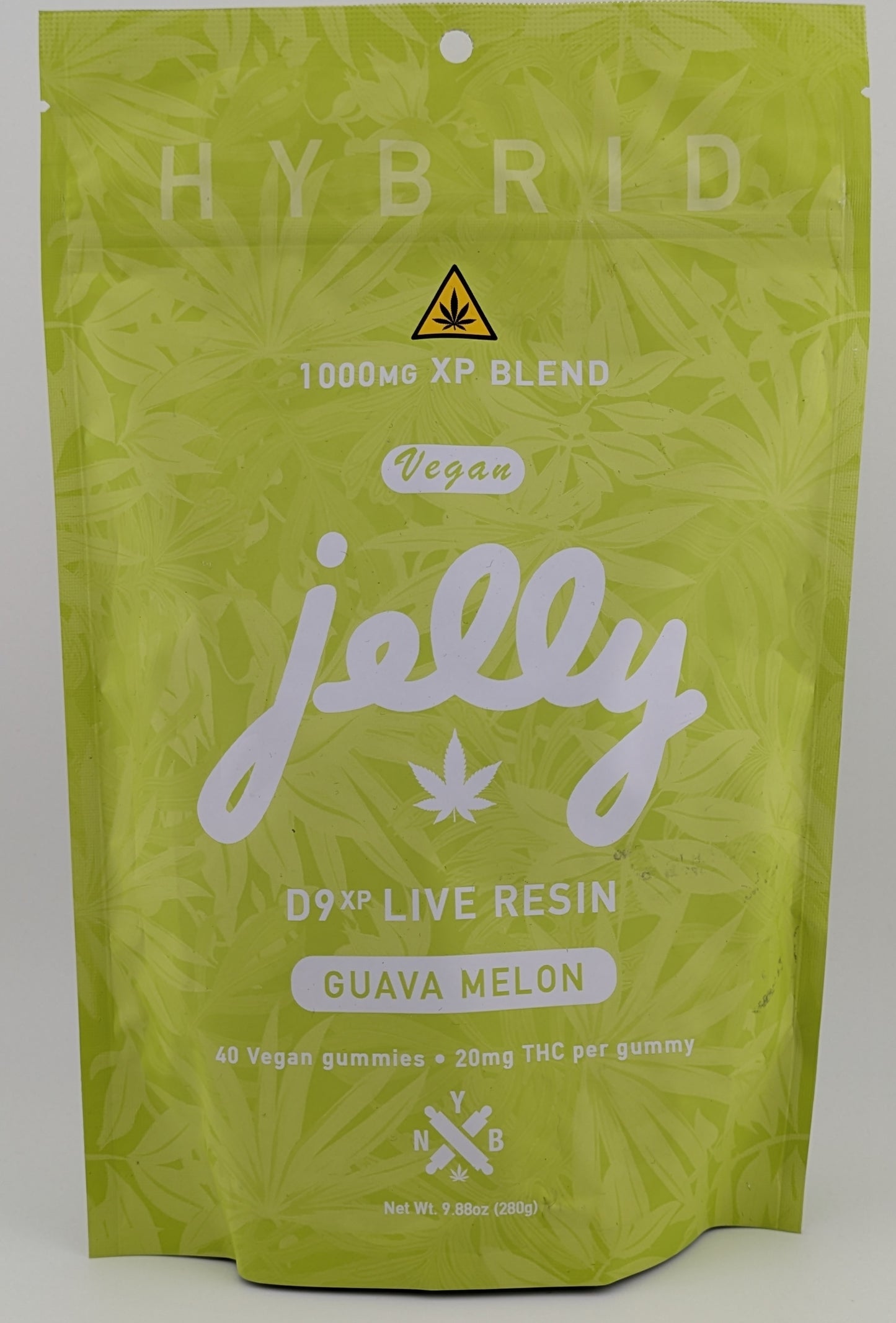 NYB Jelly D9 Gummies - 40ct 20mg 4:1 THC:CBD