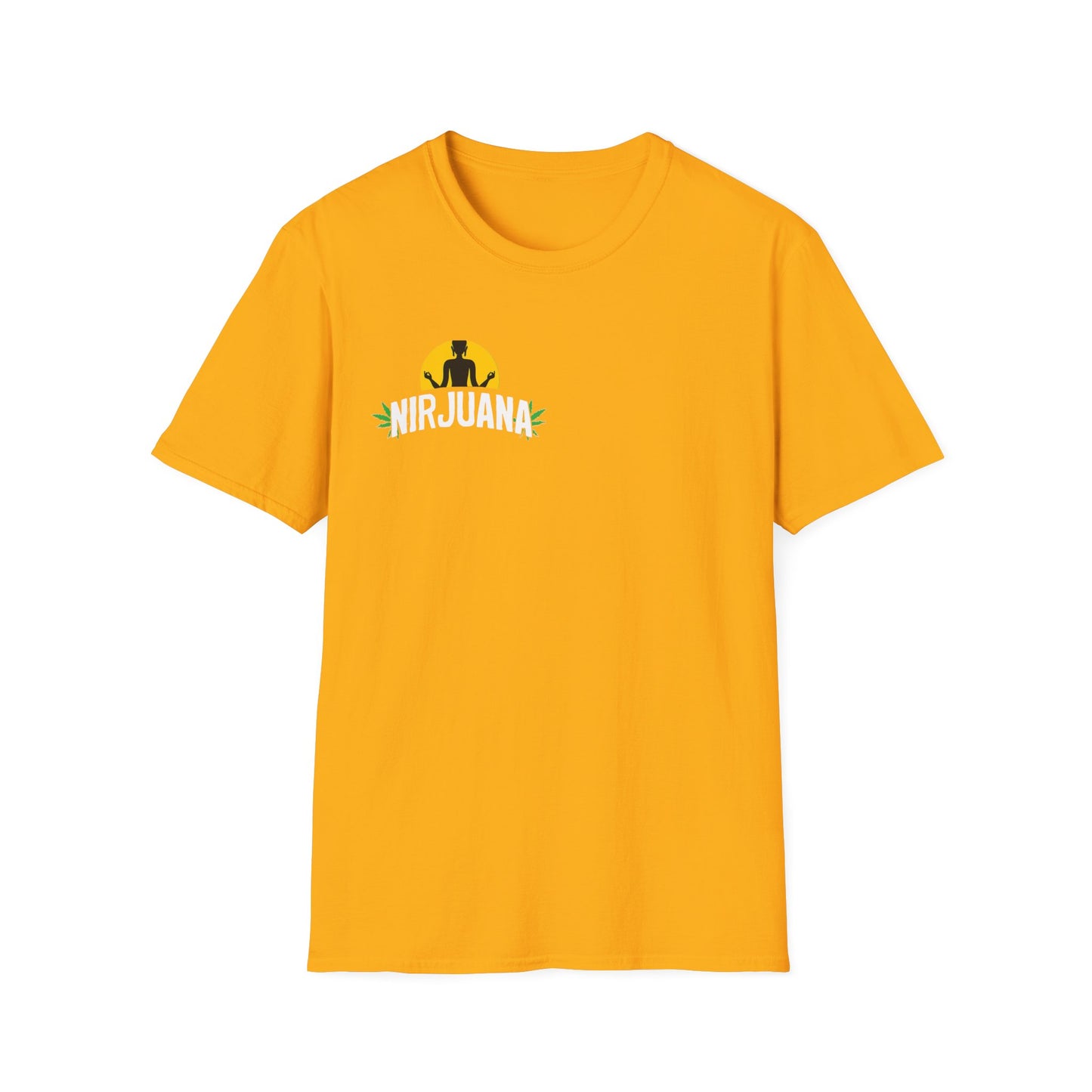 Asheville Map T-Shirt — 'Nirjuana' Logo Retro Cannabis Vibe