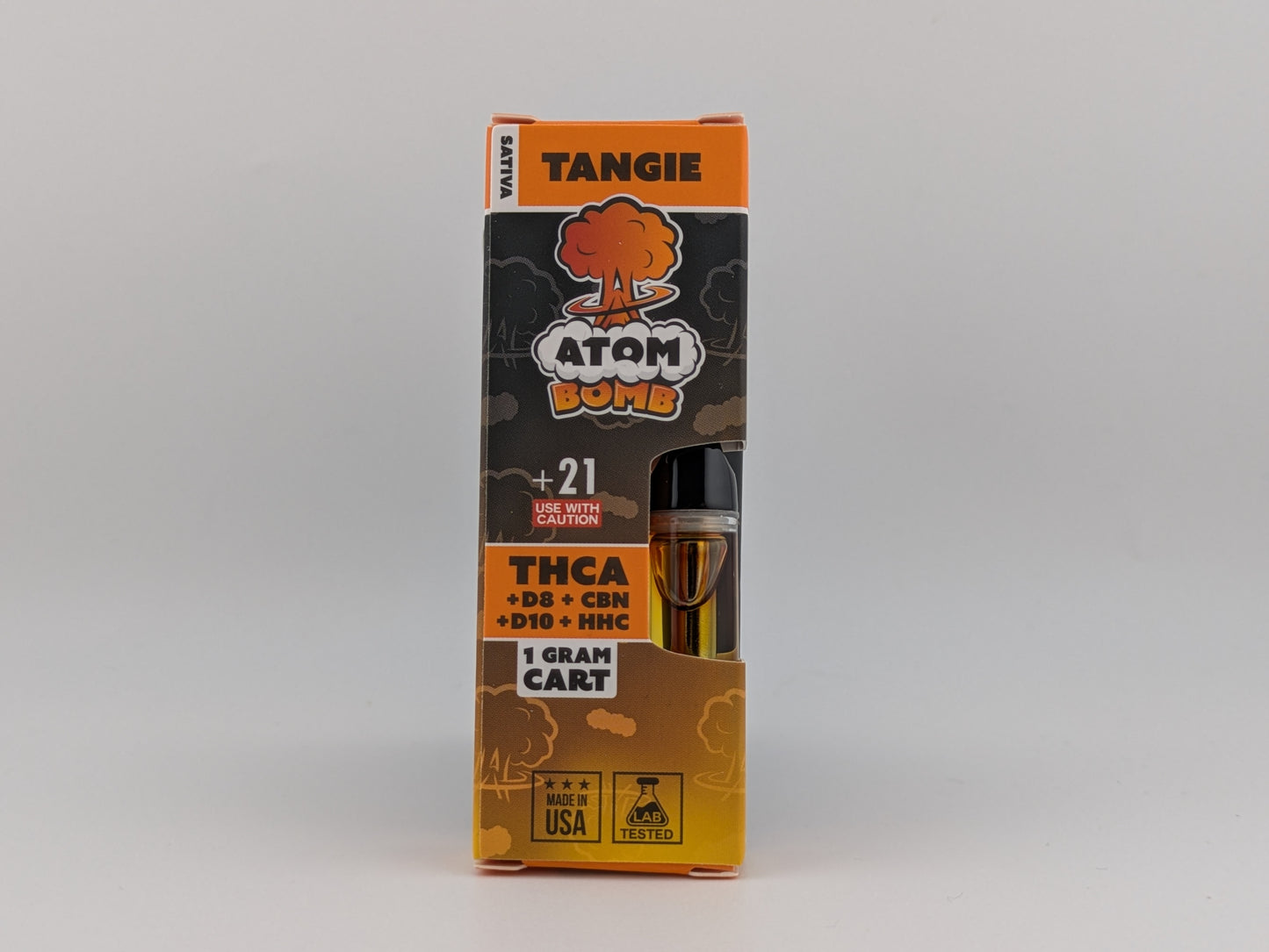 Atom Bomb 1ml Carts - THCA+D10+HHC+D8+CBN
