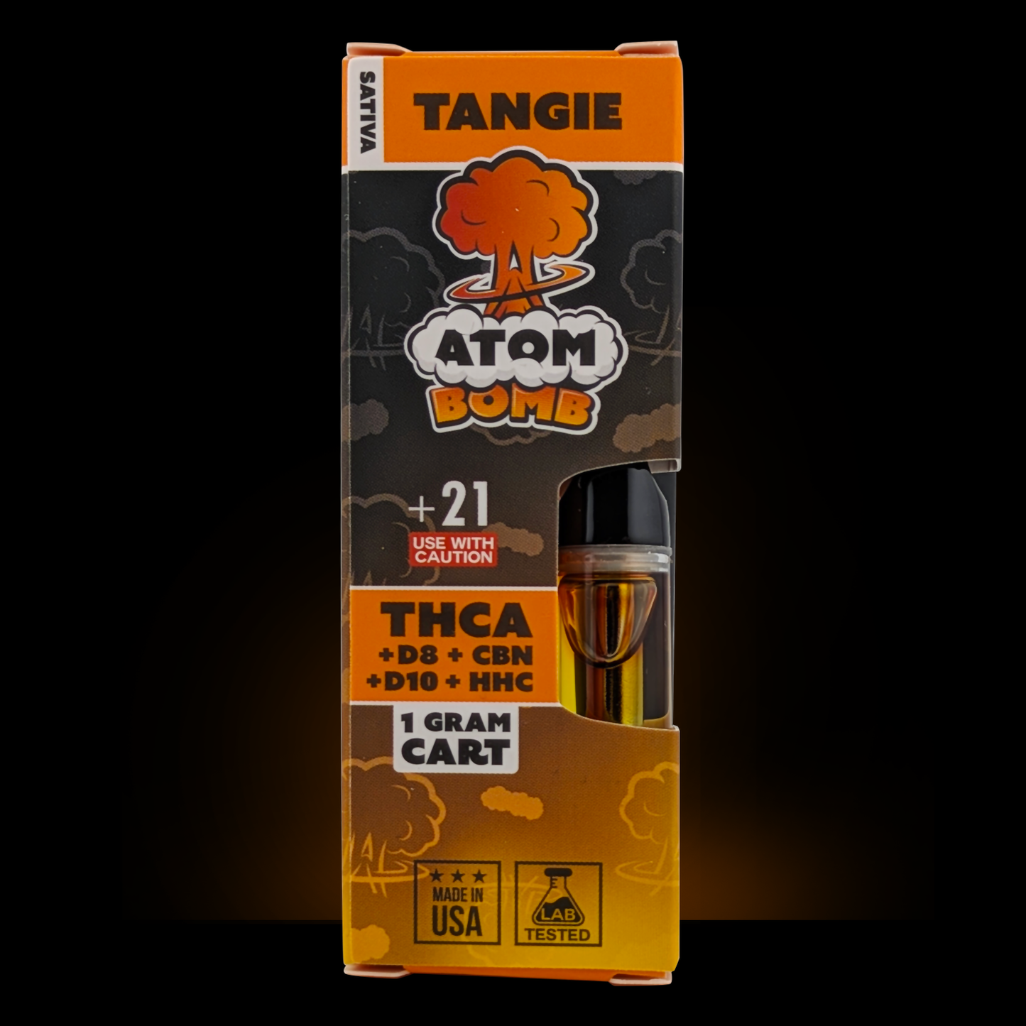 Atom Bomb 1ml Carts │ THCA+D10+HHC+D8+CBN