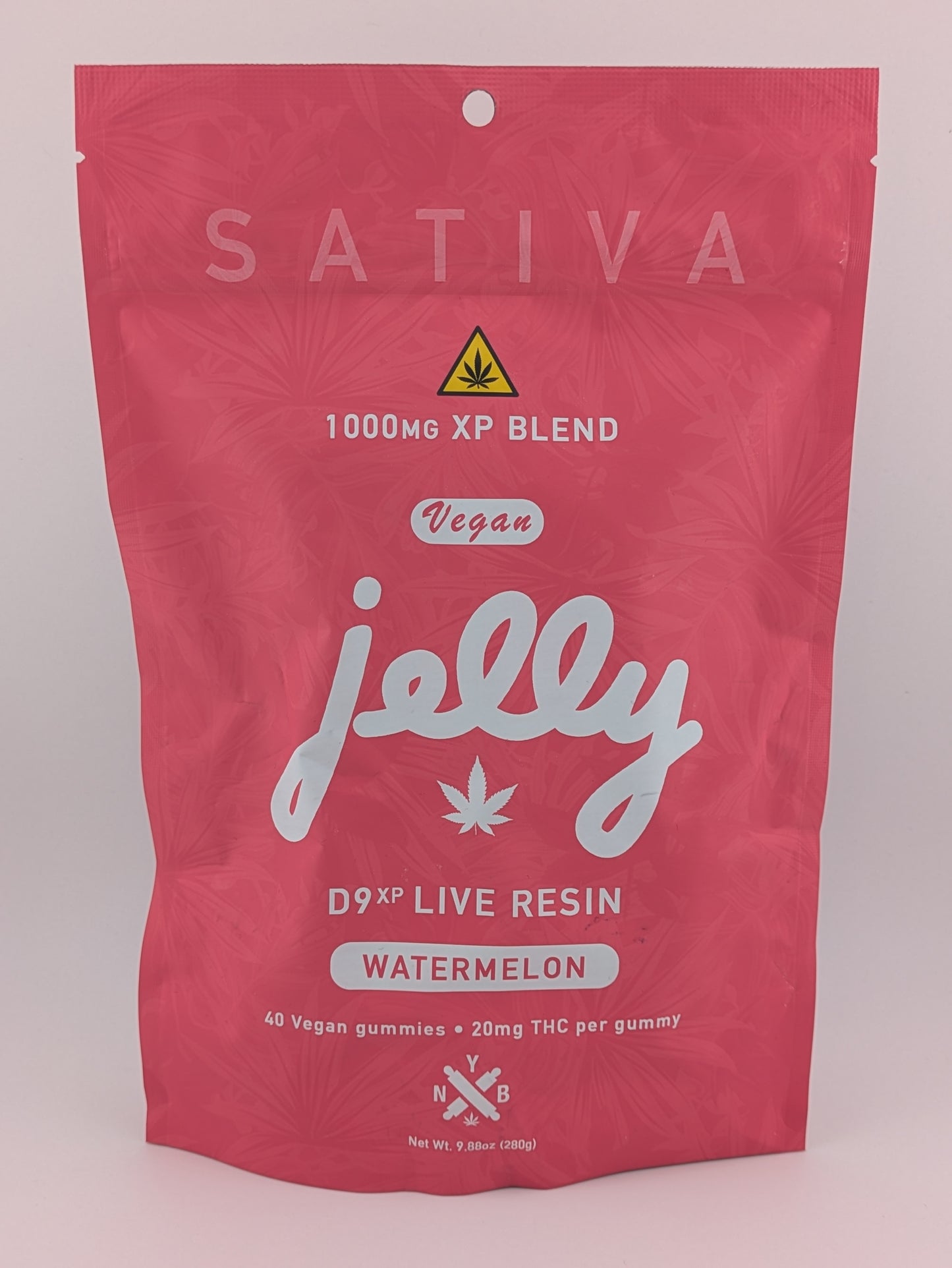 NYB Jelly D9 Gummies - 40ct 20mg 4:1 THC:CBD