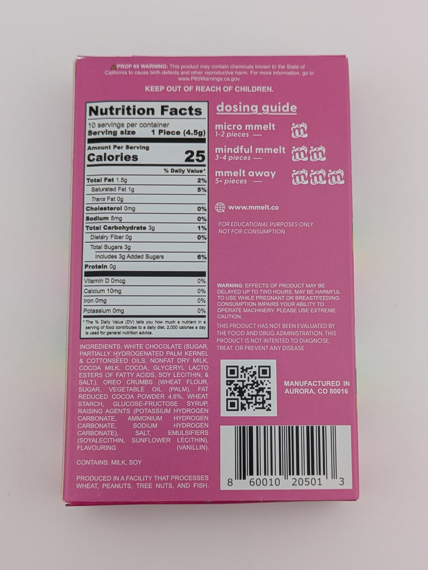 Mmelt Magic Mushroom Bar 6 Grams